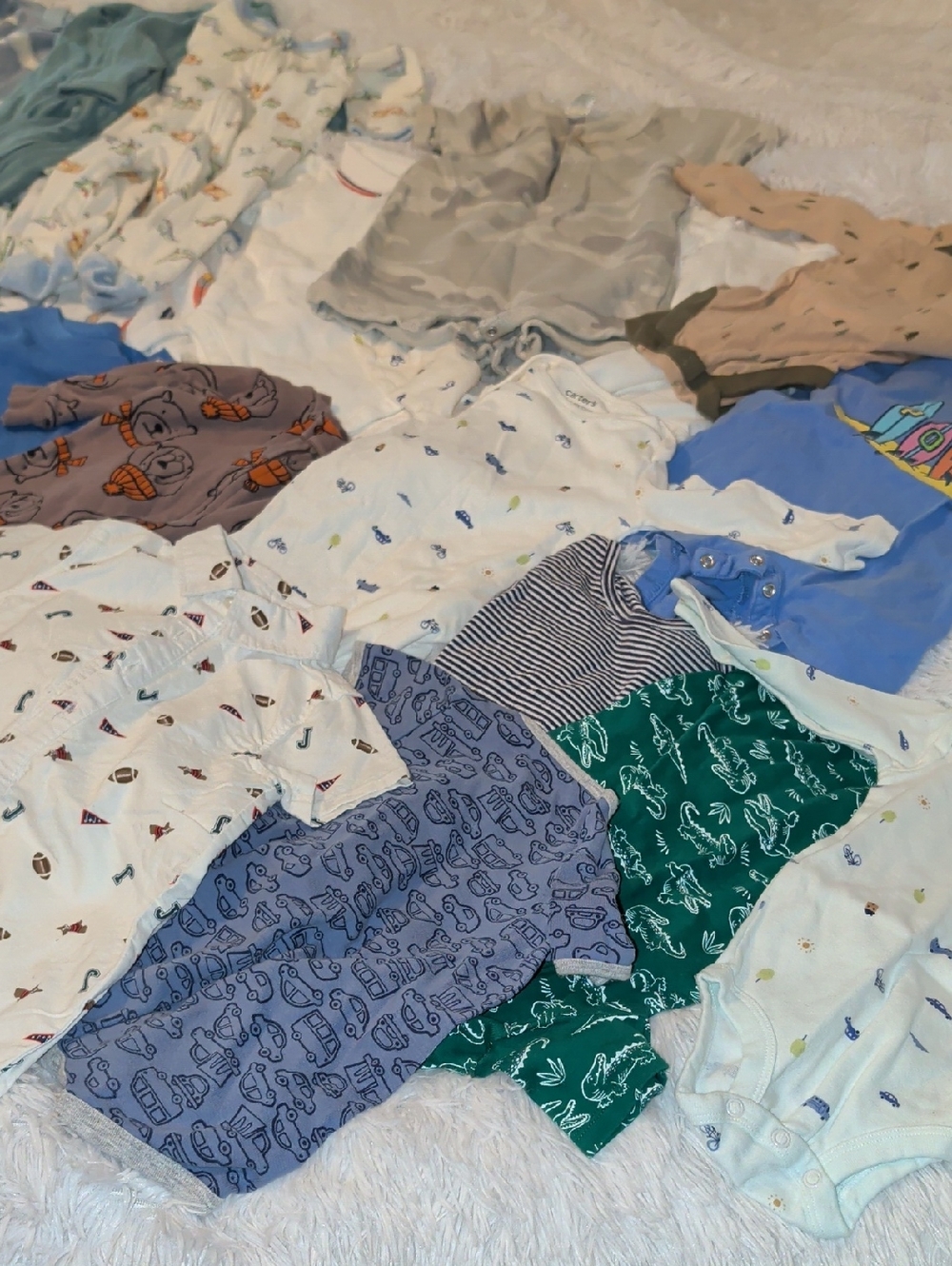 Infant Clothing Bundle Boys 6-12 Mo 25+ PIECE NWOT & EUC